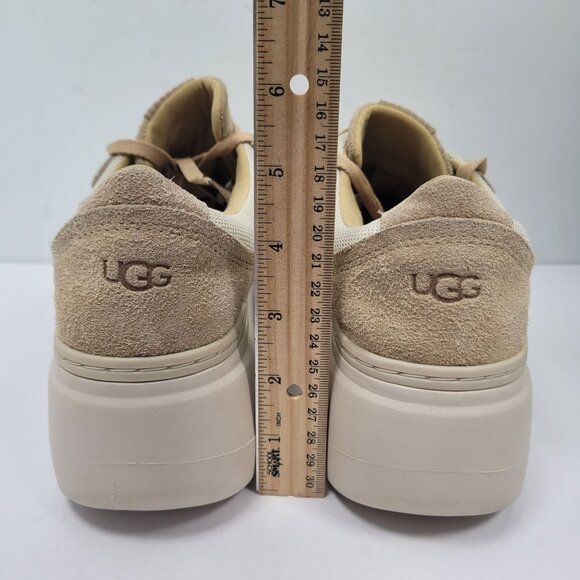 UGG Marin Mega Lace Women's Sand Platform Sneakers S/N 1130788 US Size 9 - Picture 8 of 9